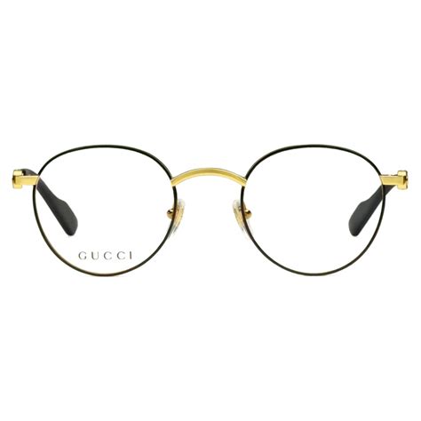 mens gucci round eyeglasses